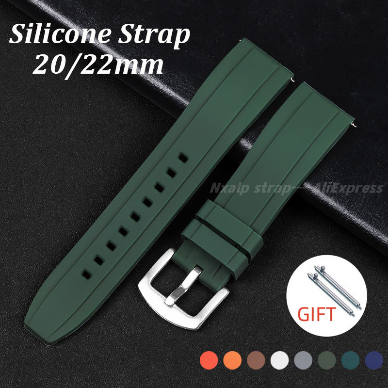 20mm 22mm Silicone Watch Band  - Watches Rolex Smartwatch reseña y precio