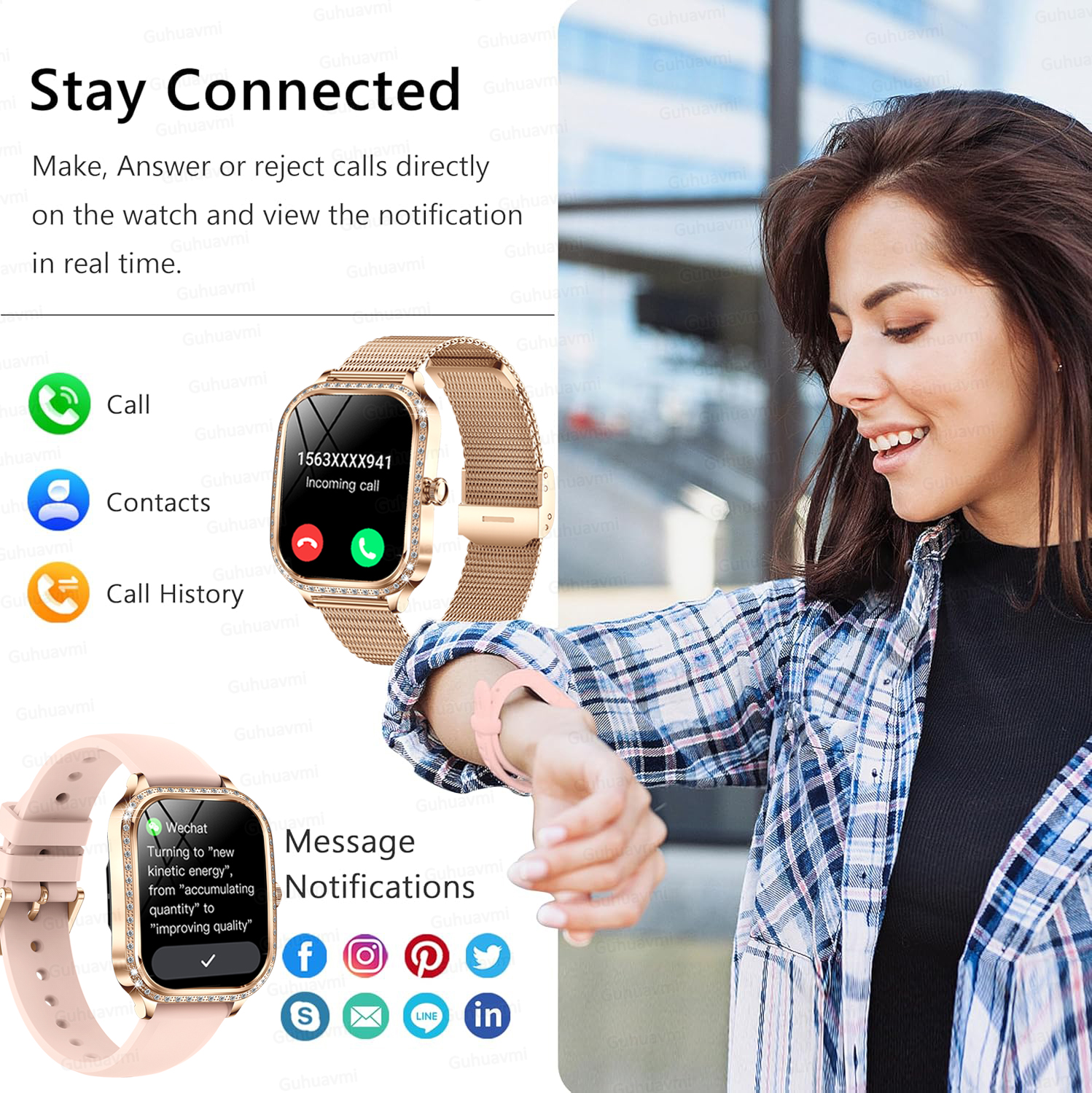 2025 New GPS Track Smart Watch - Smartwatch Ladies Watches For Women reseña y precio