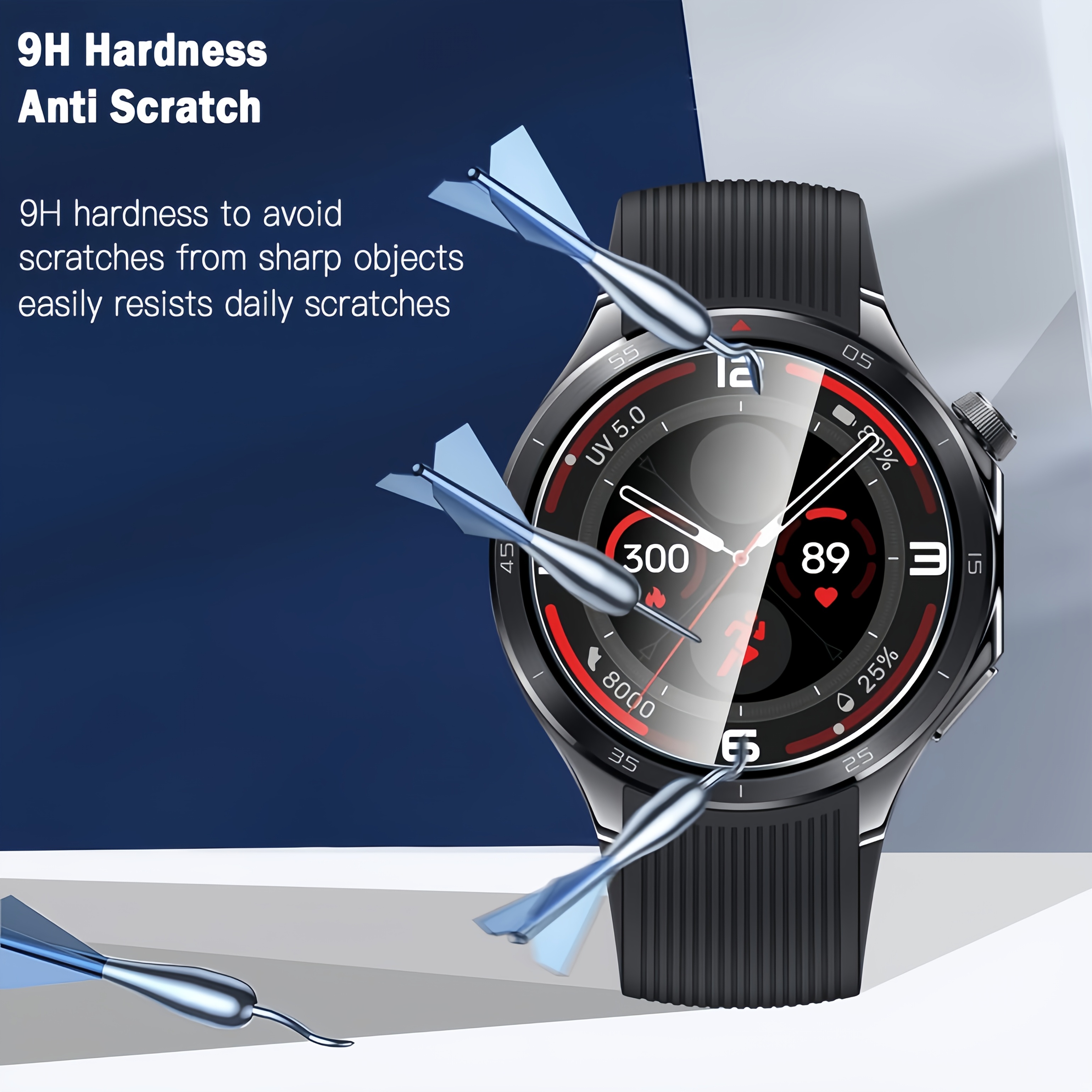 3PCS 9H Tempered Glass Screen  - Smart Watch Screen Protector reseña y precio