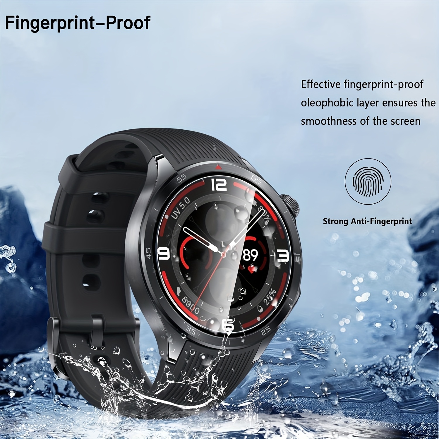 3PCS 9H Tempered Glass Screen  - Smart Watch Screen Protector reseña y precio