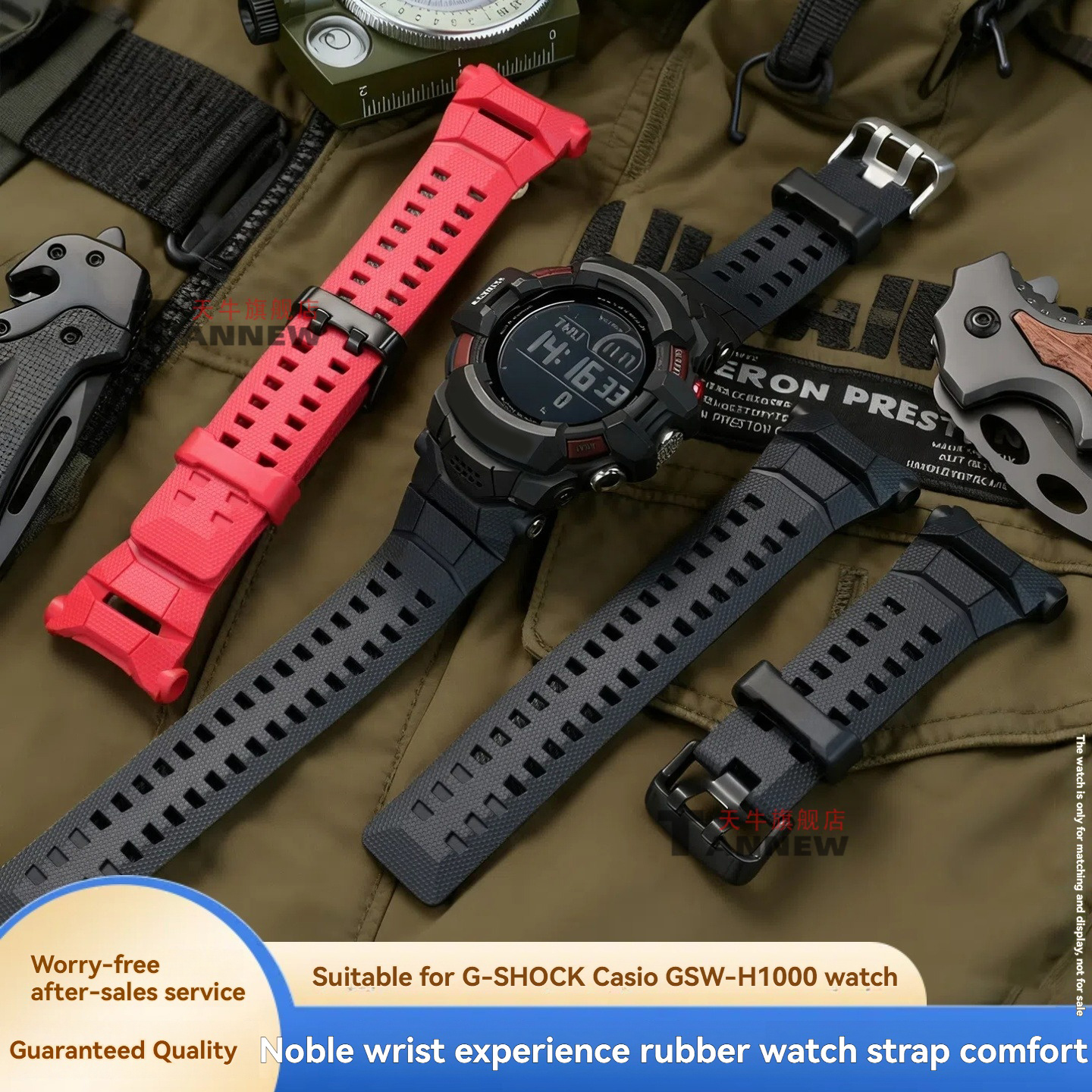 Replacement Silicone Resin Ban - Smartwatch Casio Watches For Men reseña y precio