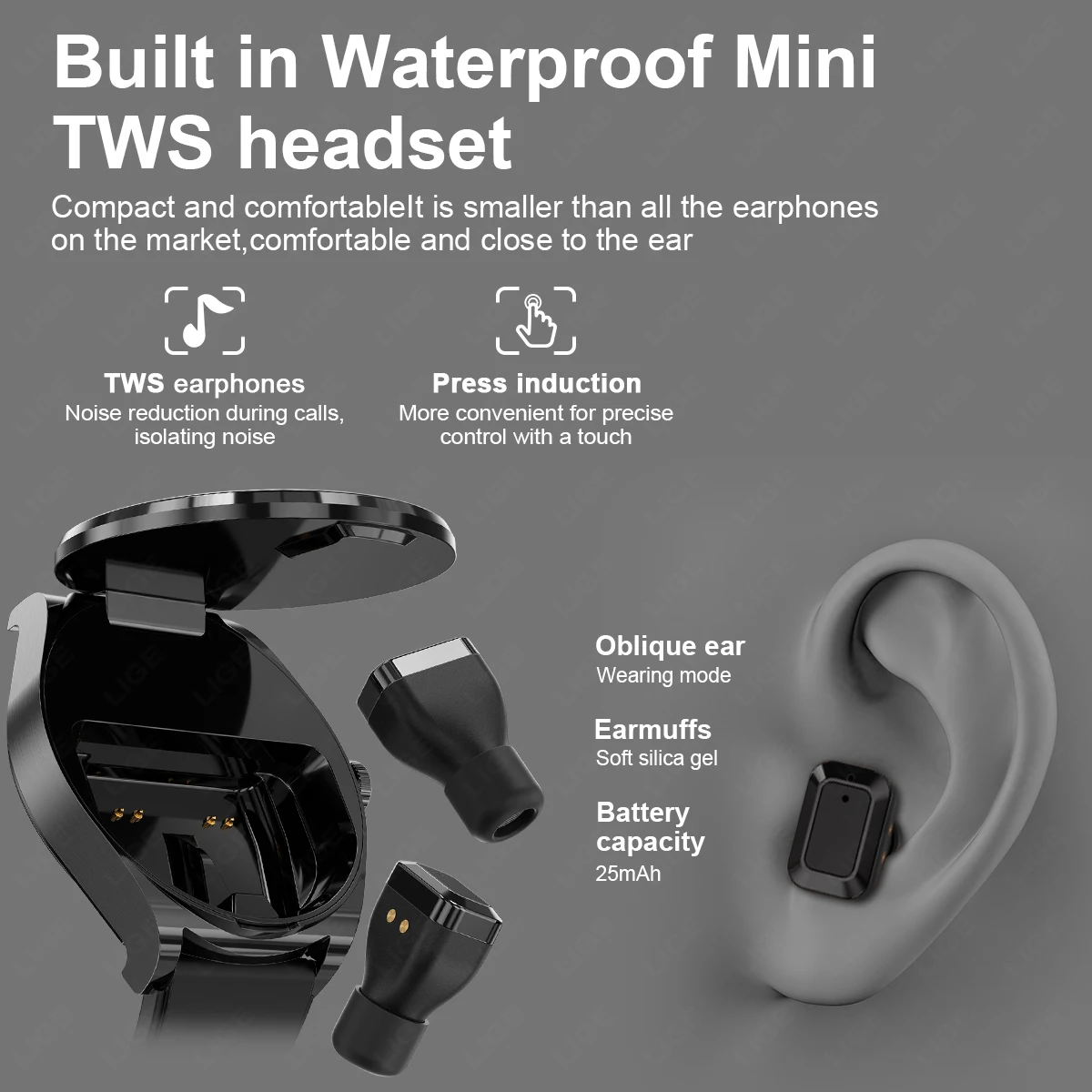 New 2-in-1 TWS Headphone Smart - Smartwatch Noise Watches For Women reseña y precio