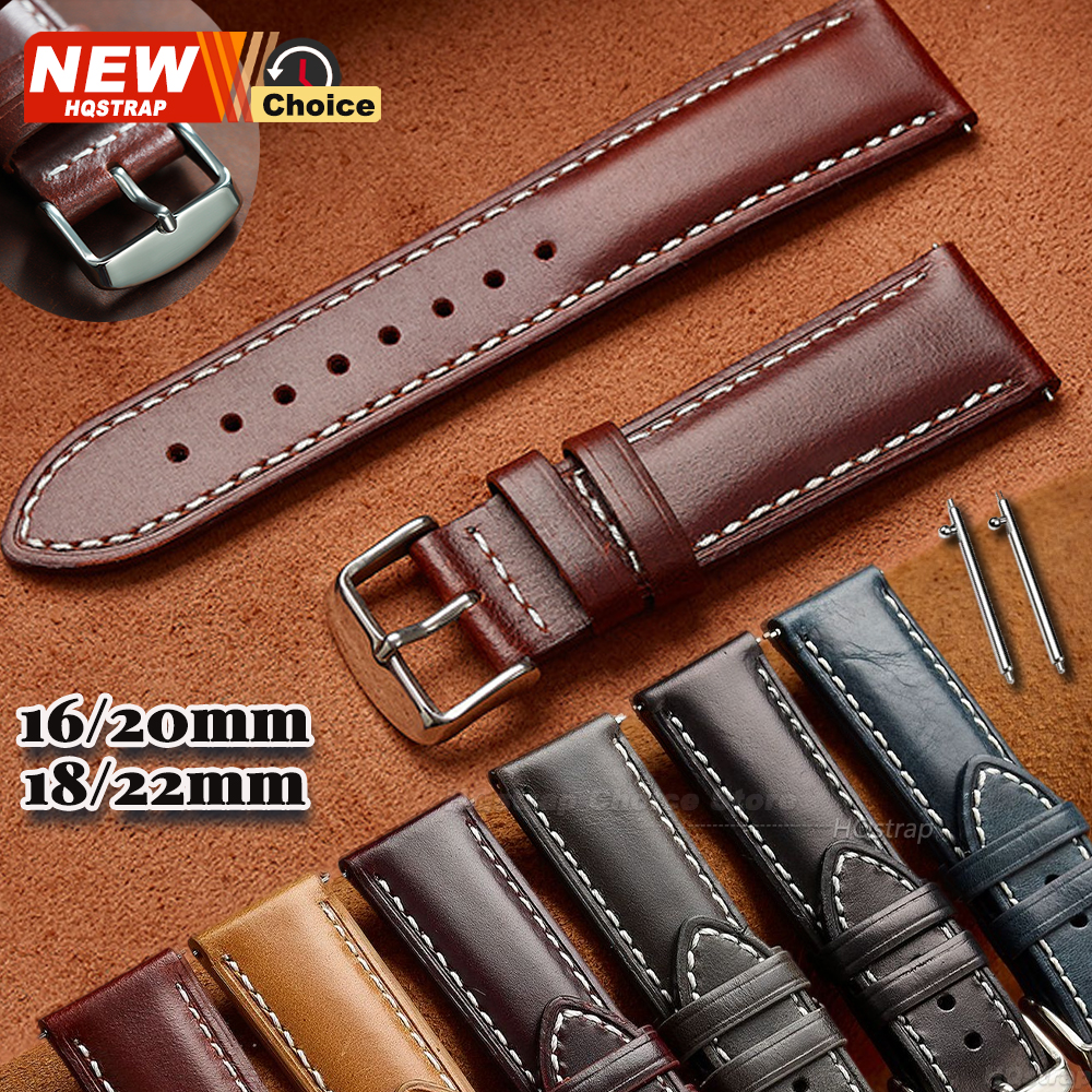New Oil Wax Strap 16mm 18mm 20 - Watches Rolex Smartwatch reseña y precio