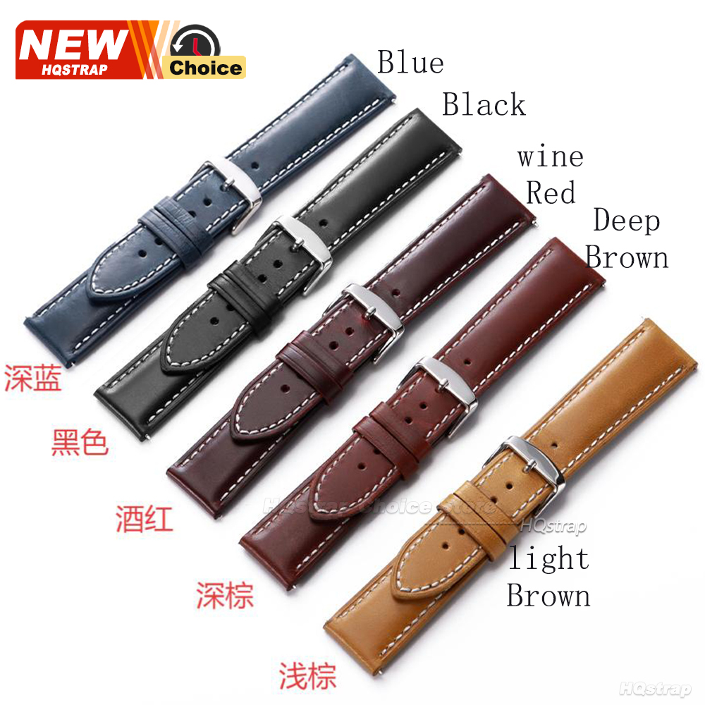 New Oil Wax Strap 16mm 18mm 20 - Watches Rolex Smartwatch reseña y precio