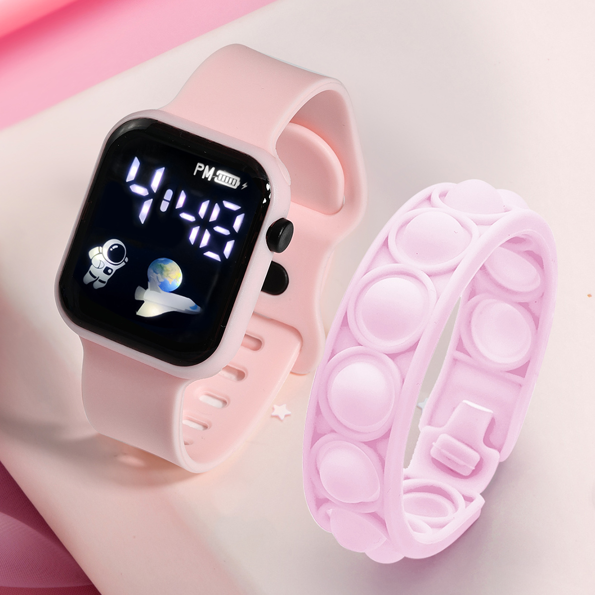 2PCS Children's Smart Watch Br - Smartwatch Watches Gift For Boys reseña y precio