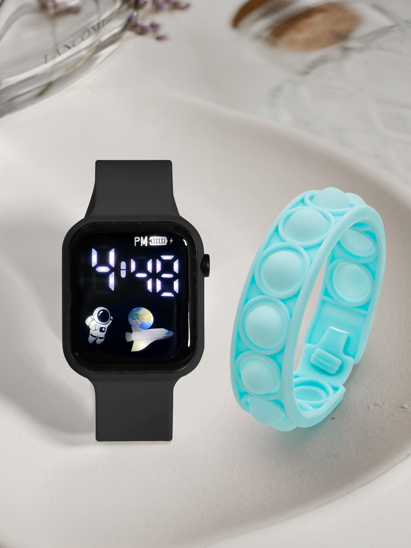 2PCS Children's Smart Watch Br - Smartwatch Watches Gift For Boys reseña y precio